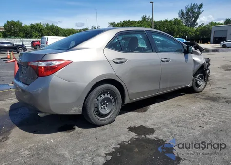2016 Toyota Corolla L из США, поврежденный, VIN 2T1BURHE5GC558539